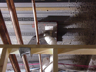 PVC Pipe From Below The Floor With An Extension Box