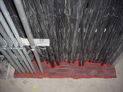 Cable Tray Through The Floor With Conduits